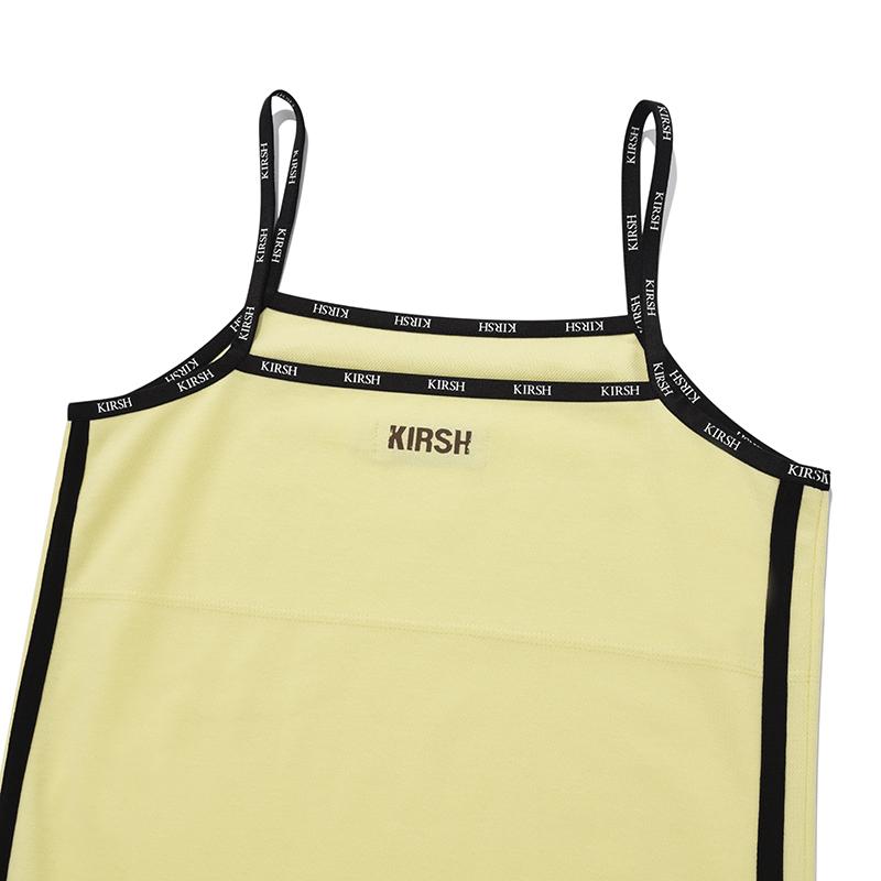 Kirsh Doodle Cherry Sports Dress [Light Yellow]