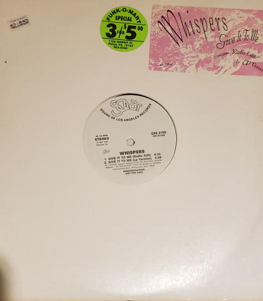 

12inch Record WHISPERS - Give It To Me ZAS2155 Solar 1987 US Soul/Funk Used