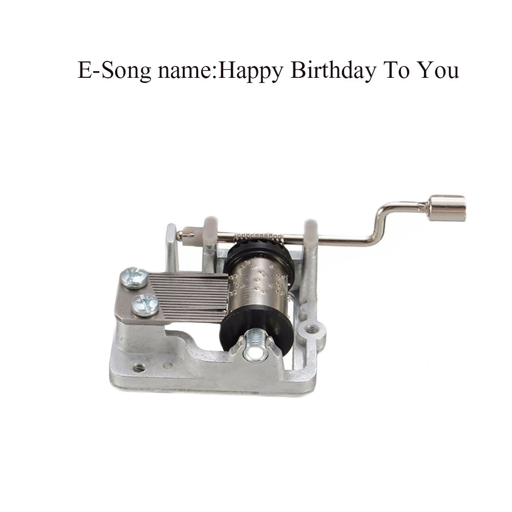 Favor Kids Craft Birthday Xmas Gift Hand Cranked Music Box Christmas Song Decor Collectibles