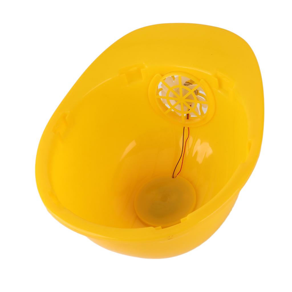 Casco di sicurezza con ventola Raffreddamento frontale Alimentato a cella solare Traspirante Parasole per cantiere