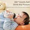 180ML/240ML Babyflasche Tragbare Silikon-Trinkhalmflasche Hochwertiger Trinkbecher Baby-Fütterungszubehör