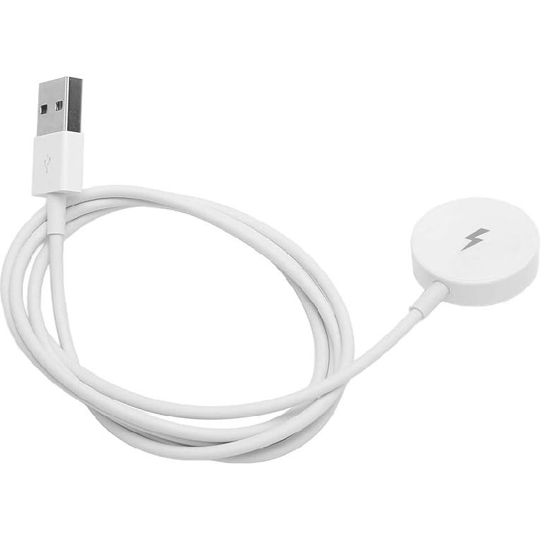JTLB Magnetic Smart Watch Charger USB Smartwatch Charging Cable Dock Charger Stand for Fossil Gen 1 2 3 (White)