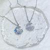 1Pcs Butterfly Moon Necklace Women Korean Fashion Alloy Elegant Collar Chain for Wedding Prom Dinner
