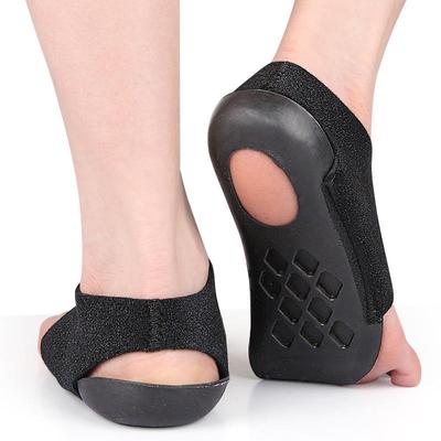 Magic Tape Arch Support Insole: XO Leg Foot Inversion Half Pad with Arch and Heel Sleeve