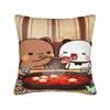 Bear And Panda Bubu Dudu Pillow Case Cushion Cover Soft Graphic Pillow Cover Funny Pillowcases For Sofa Home Decoration