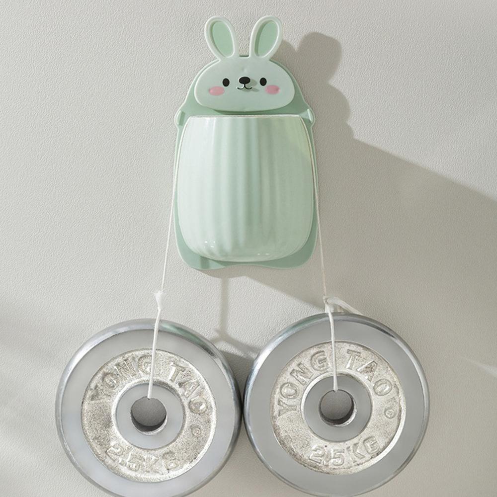 Cute Rabbit Storage Box Toothbrush Chopsticks Drain Rack Miscellaneous Storage Rack Cute Pet Multi-purpose Free Punch Shelf