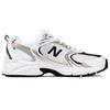New Balance Nb 530 Series Retro Comfortable Mesh Fabric Synthetic Leather Low-Top Casual Running Shoes Unisex sneaker White Black MR530UNI