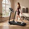 Foldable Electric Treadmill - .fr X FFHandball - Treadmill 1-12 Km/h 500 W LCD Screen 12 Programs Black