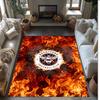 Brentford Football Print Crystal Velvet Rug, Comfortable Water Absorbent Non Slip Indoor Floor Carpet