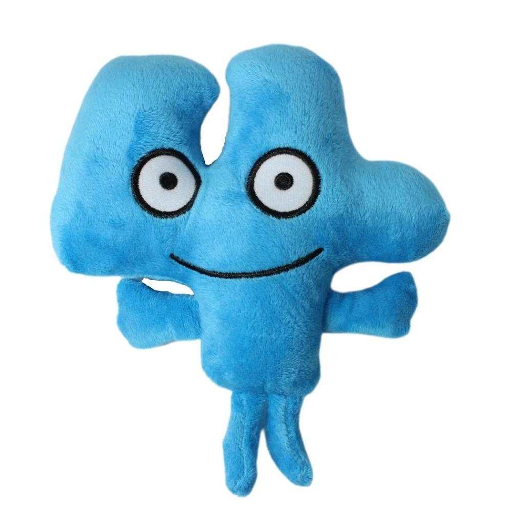 Heißer Neuankömmling Battle For Dream Island Plüschtier BFDI Eins Zwei Vier X Kuscheltier Weiche Puppe Uhr Knopf Waffelball Ventilator Kindergeschenk