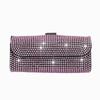 Luxury Sun Visor Glasses Case Rhinestone Sunglasses Storage Box Car Eyeglasses Holder  Driving