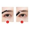 2PCS Eyebrow Tweezer Black Stainless Steel Ergonomic Design Eyelash Grafting Tweezer for Makeup