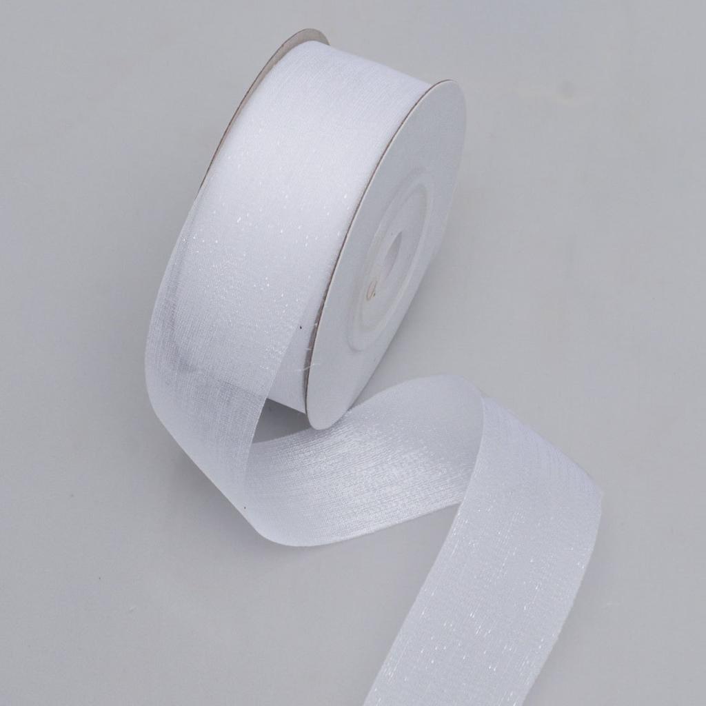 Colorful Silk Milk Ribbon Semi Transparent Chiffon Packaging Bow Hair Accessory Material