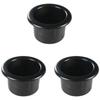 Black Car Cup Water Drink Holder Recessed For RV Car Marine Boat Trailer Plastic Cup Holder Auto Interior