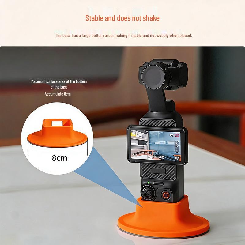 DJI Pocket 3/4 Silicone Camera Holder: Non-slip Base for OSMO Accessories