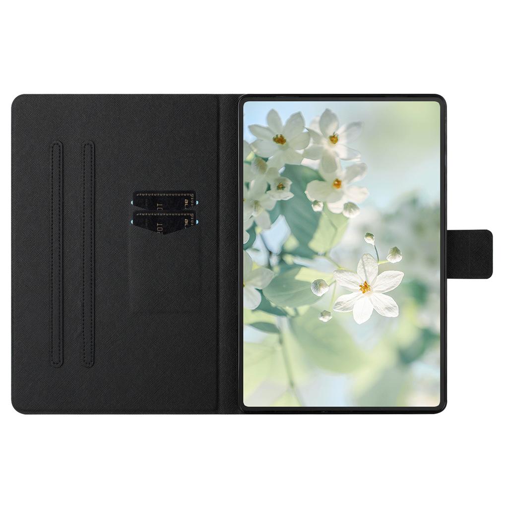 Für Lenovo Tab M9 TB-310FU Hülle Muster Bedruckter Ständer Leder Tablet-Hülle mit Kartenfächern