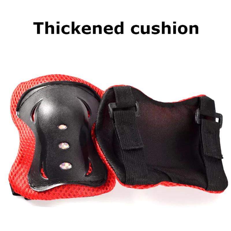 6Pcs/Set Kids Boy Girl Safety Helmet Knee Elbow Pad Sets Crianças Ciclismo Skate Bicicleta Capacete Proteção Segurança Guarda