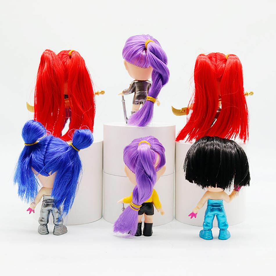 Demon Hunters Anime Figure Toys Cute PVC Movable Joints Action Figure Model Dolls Kids Birthday Decoration Toy Gifts