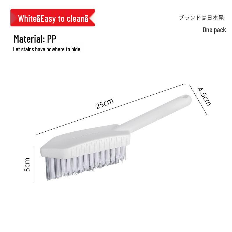 Crevice & Tile Hard Bristle Brush for Bathroom - Perfect for Gaps, Floors, Walls, Sinks, Bathtubs, and More