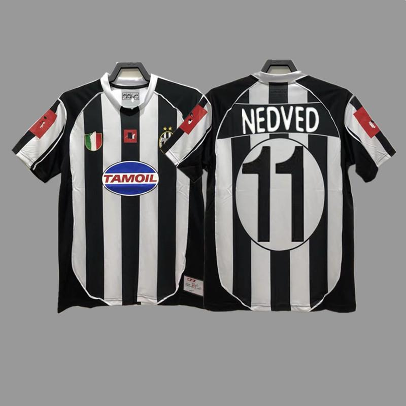 Juventus Retro Football Jersey Zidanedved Piero Inzaghi Buffon Ibrahimovic Cannavaro