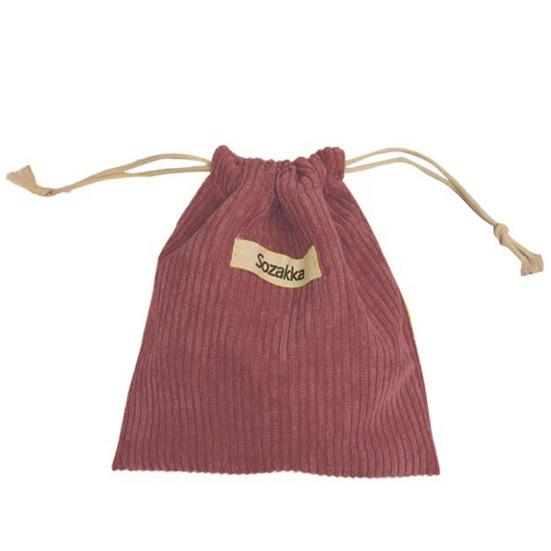 

Косметичка Портативная вельветовая сумка для хранения косметики на шнурке Дизайнерская сумка для хранения ювелирных изделий для дома и путешествий розовый