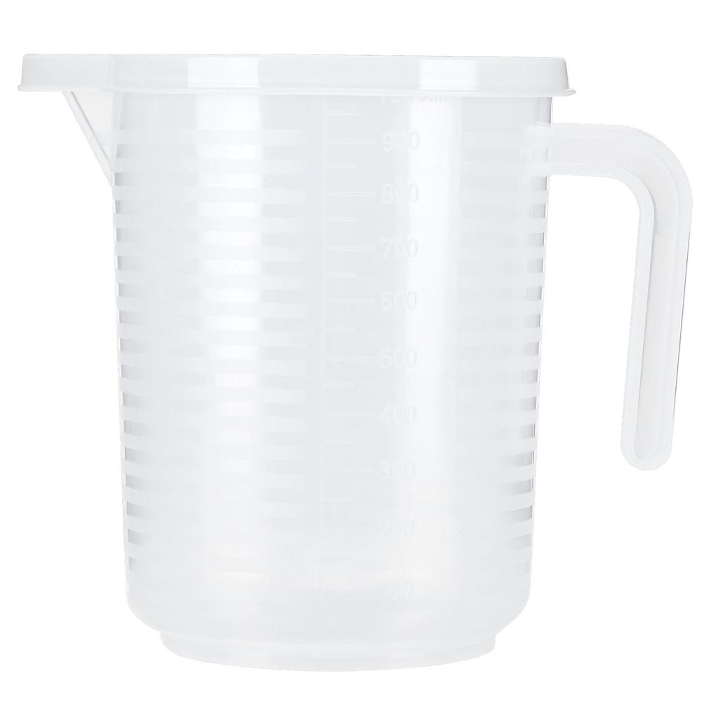 500ml 1000ml Clear Plastic Measuring Cups with Lid Kitchen Cooking Baking Accessaries