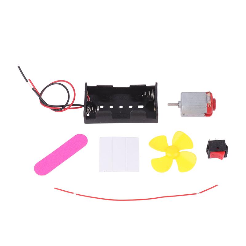 Diy Science Toys Air Conditioning Fan Model For Kids Stem Electric Educational Kit Experiment Puzzle Kid Toy