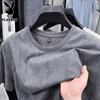PLAYBOY Men's Mercerized Cotton Short Sleeve Crew Neck T-Shirt