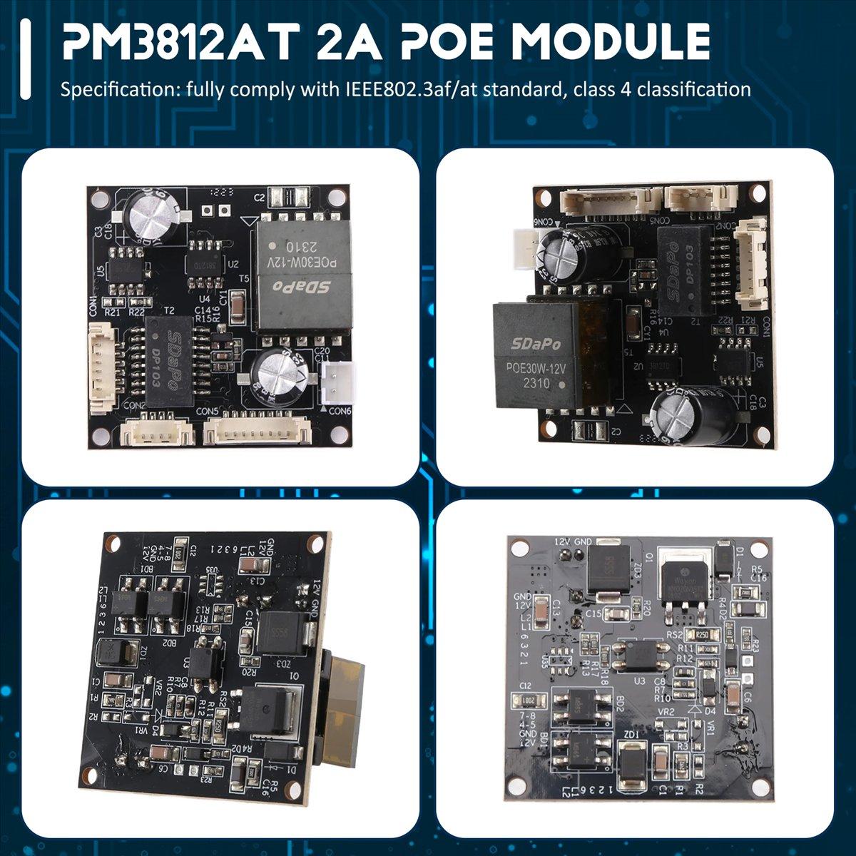 

PM3812AT 2A Isolated Industrial-Grade Temperature- POE Module 25.5W China Mainland
