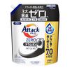 Attack ZERO: The Most Powerful Cleaning Liquid In Attack History. Sterile-level Deodorizing Power. Refill for Drum-type Washing Machines. 2100g.