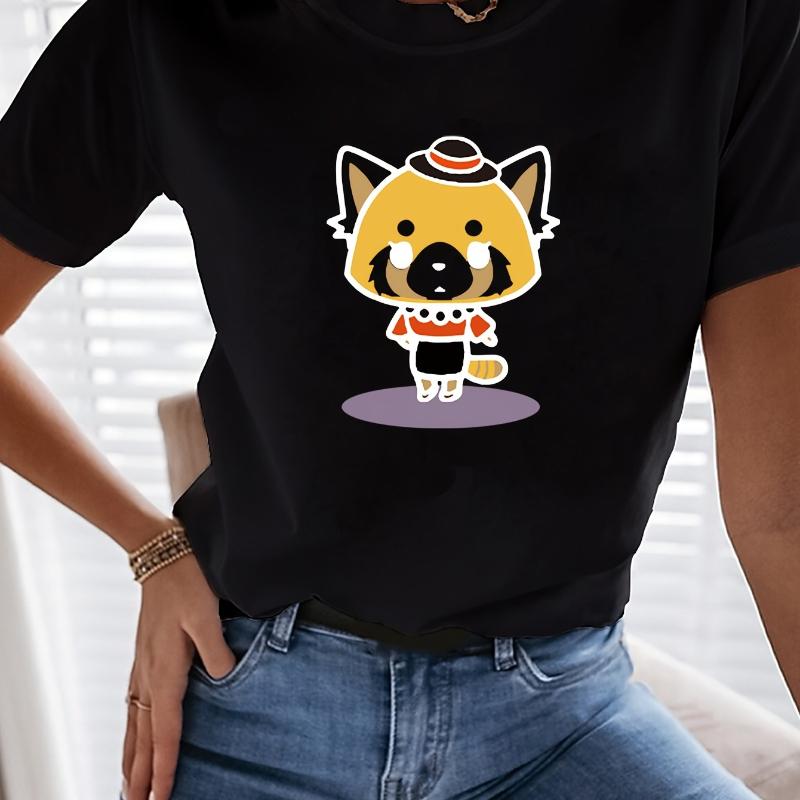 

Puff Sleeve Loose T-shirt - Casual Fashionable Sweet Vibrant Style XXL серый