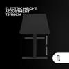 Bureau - MARS GAMING - MGD-ERGOPRO - Réglage Électrique 73-118cm - Surface Ergonomique - Métal Noir