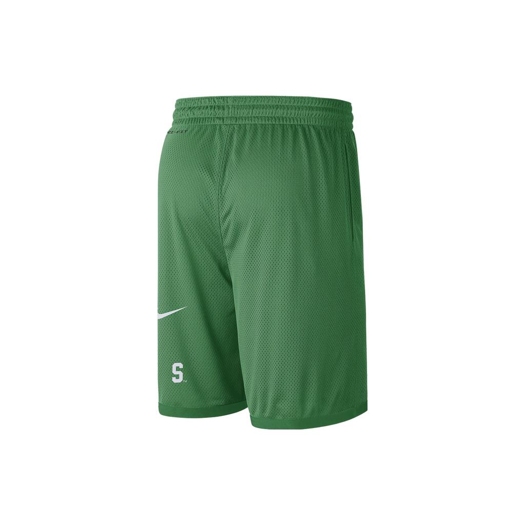 Nike SS23 Solid Color Logo Print Elastic Shorts Men Bottoms Green DR4090-377
