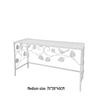 Amerikanischer Retro Vogel Eisenkunst Dreistufiger Garten Blumentopfständer