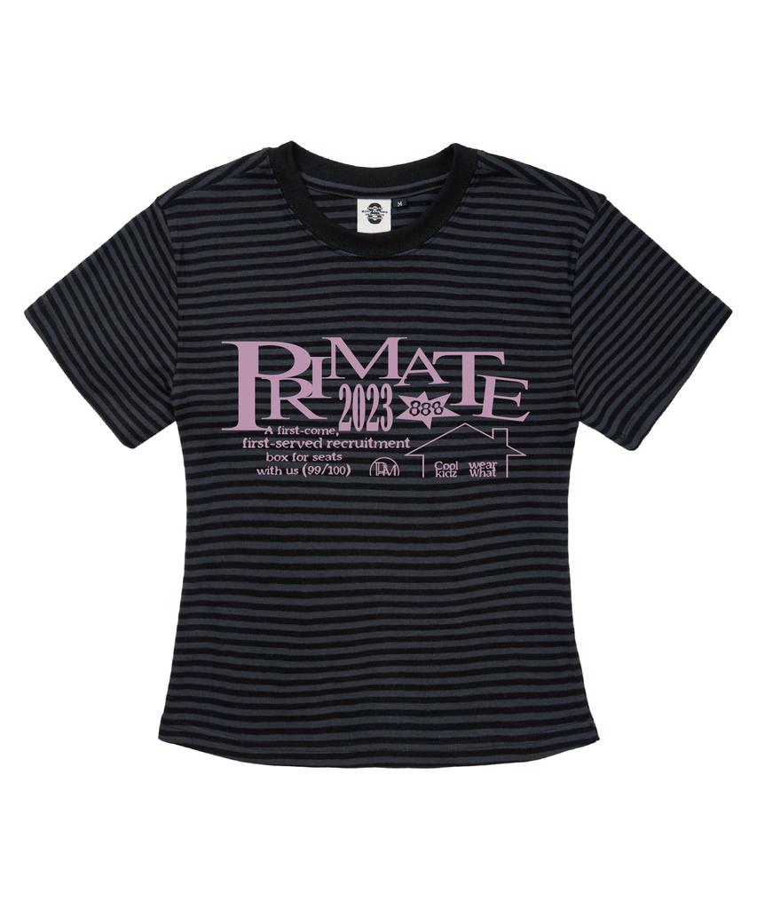 PRIMATE Slick Women'S Short Striped Short Sleeve 5 Colors