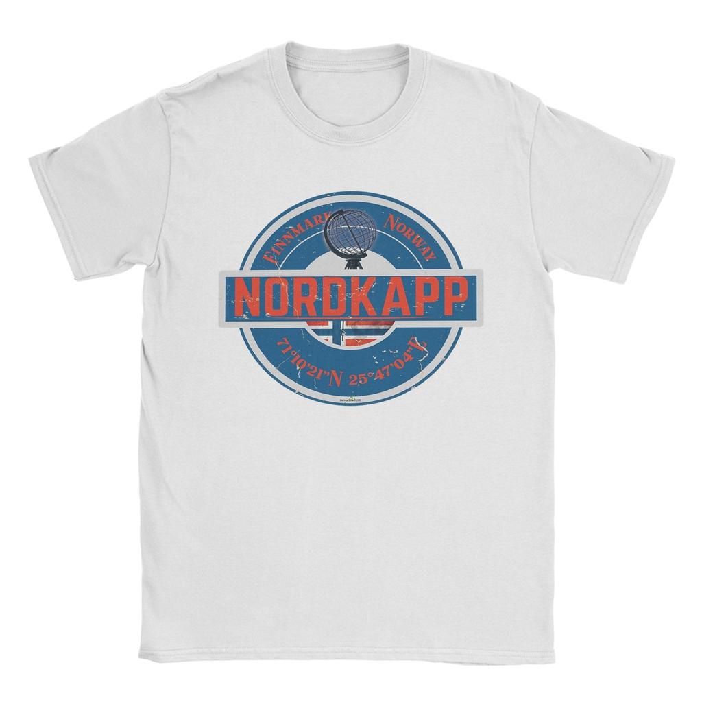 Nordkapp North Cape Norway Pure Cotton T Shirt For Unisex Beach Vintage TShirts ONeck Hip Hop Tee Shirt Oversize Casual Tops