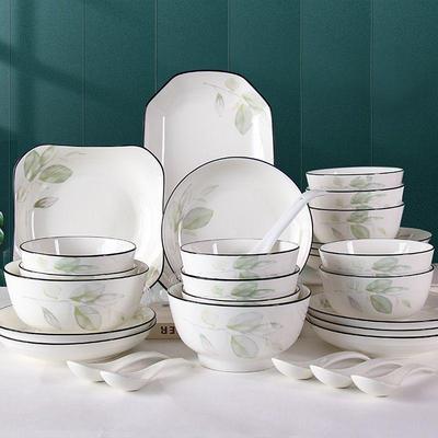 10-teiliges 7-Zoll Keramik-Speiseteller-Set - Elegantes leichter Luxus Geschirr geeignet für Zuhause Pfannengerichte