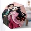 1pc Automagic Opening Umbrella with Demon Slayer Design, Portable Tri-Fold Structure, 8-Rib Iron Frame, Outdoor for Fans, Travelers, Daily Use, Gift I