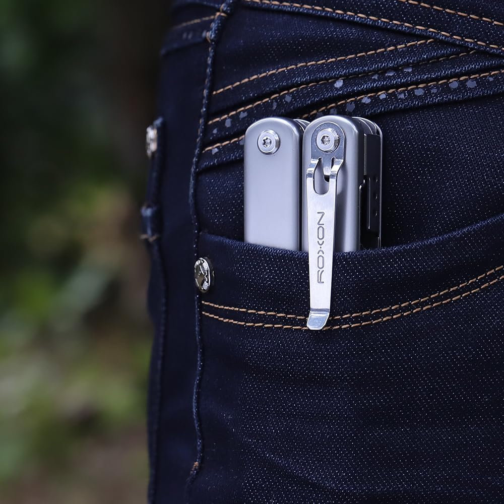 Roxon S804 is a customizable multi-functional tool. Convenient for everyday use. Perfect for activities such as mountain climbing, camping, and