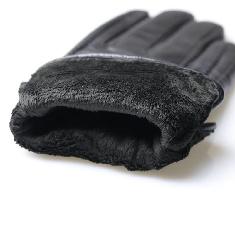 Womens Winter Leather Gloves Warm Fleece Lined Sheepskin Touchscreen Driving Work
