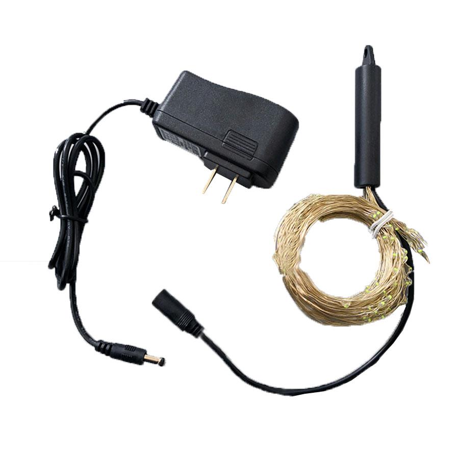 200/600/800 LED Firefly Bunch String Lights Outdoor Christmas Tree Twinkle Fairy Light Copper Wire Waterfall String Light