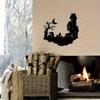 Gothic Wrought Iron Wall Sculpture Halloween Decoration Garden Porch
