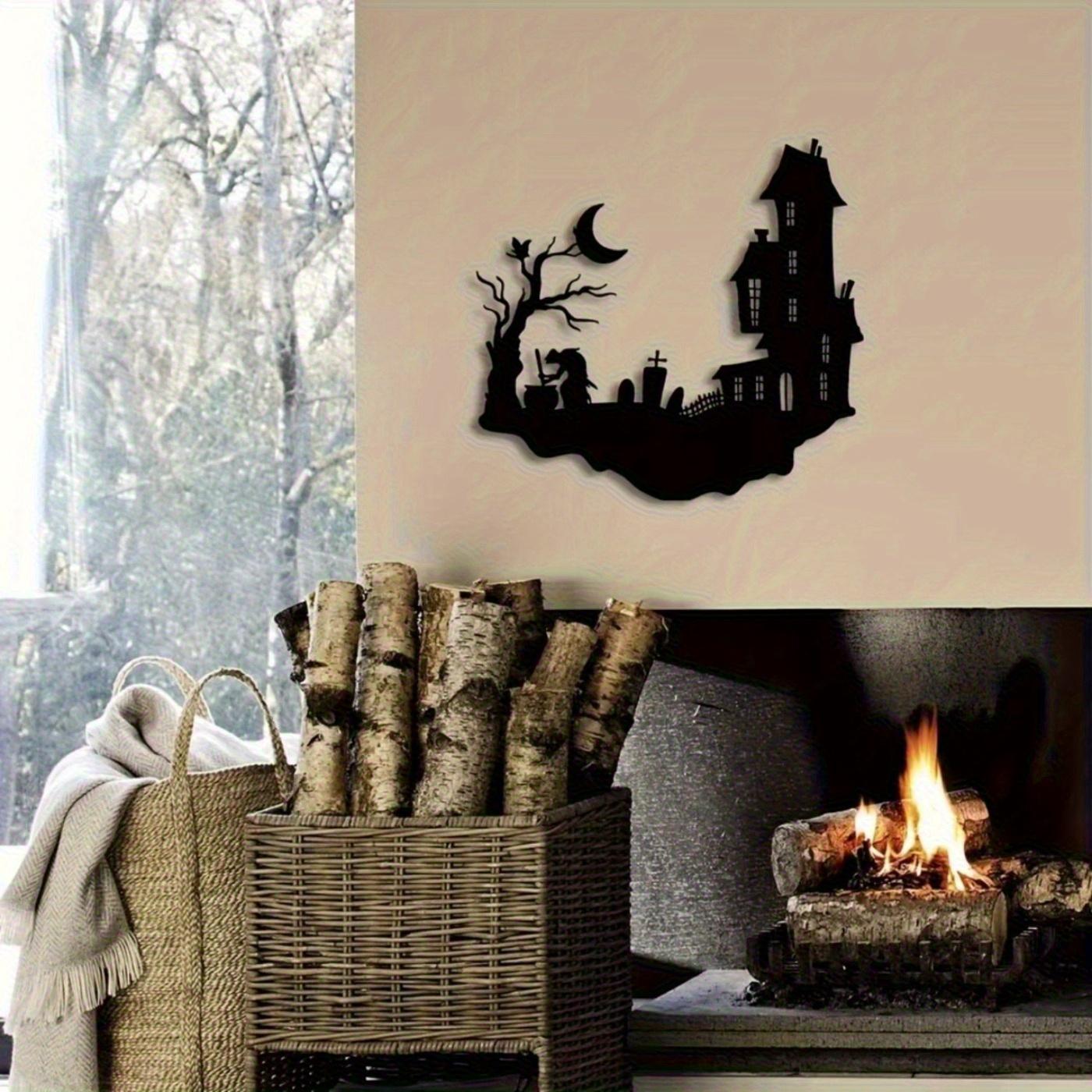 Готическая кованая железная настенная скульптура Хэллоуинская декорация Сад Крыльцо