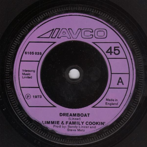 7inch Record LIMMIE & FAMILY COOKIN' - Dreamboat 6105025 AVCO 1973 UK Soul/Funk Used