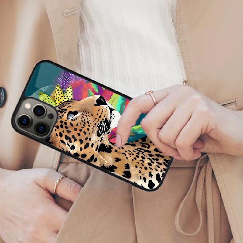 Classic Leopard Tiger Magnetic Phone Case For APPLE iPhone 17 Air 16 14 13 12 Pro Max 15 Plus Wireless Charge With MagSafe Cover