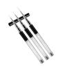 Coslifestore Nail Art Liner Brush Set - 3PCS Black Metallic Nail Art Pens for Long Lines, Fine Details & UV Gel Polish Painting - Professional Nail