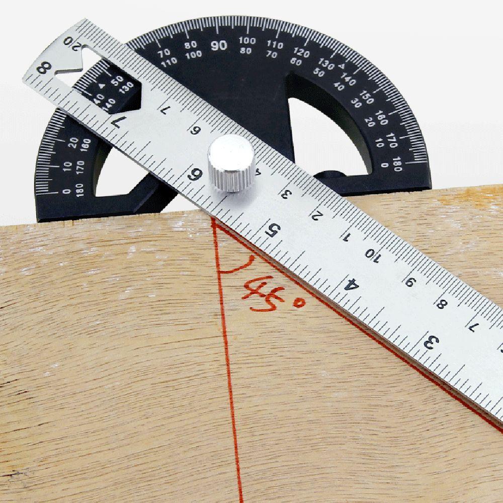 8/12 Inch Angle Ruler Protractor 180 ° Multi-angle Measurement Tools Angle Gauge  Scribing Tool