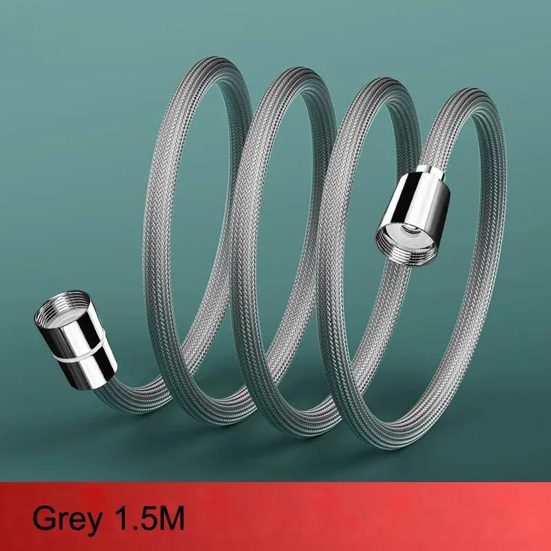 High Quality 1.5m/ 2m G1/2 Inch Flexible Shower Head Pipe Tool Bathroom Shower Accessories Shower Hose Bathroom Pipe Water Head