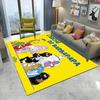 Tappeto Cartoon Anime Famiglia Barbapapa per Casa Soggiorno Camera da Letto Divano Zerbino Decorazione, Tappeto per Area Bambini Tappetino Antiscivolo