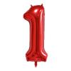 40inch Large Red Number Foil Balloons 0 1 2 3 4 5 6 7 8 9 Years Old Birthday Party Festival Wedding Party Decoration Balloon
